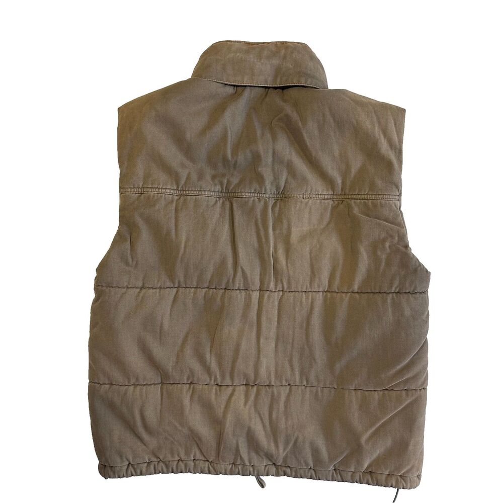 A.P.C. Puffer Vest Brown Workwear Hood Size 2 Men's - Picture 2 of 10